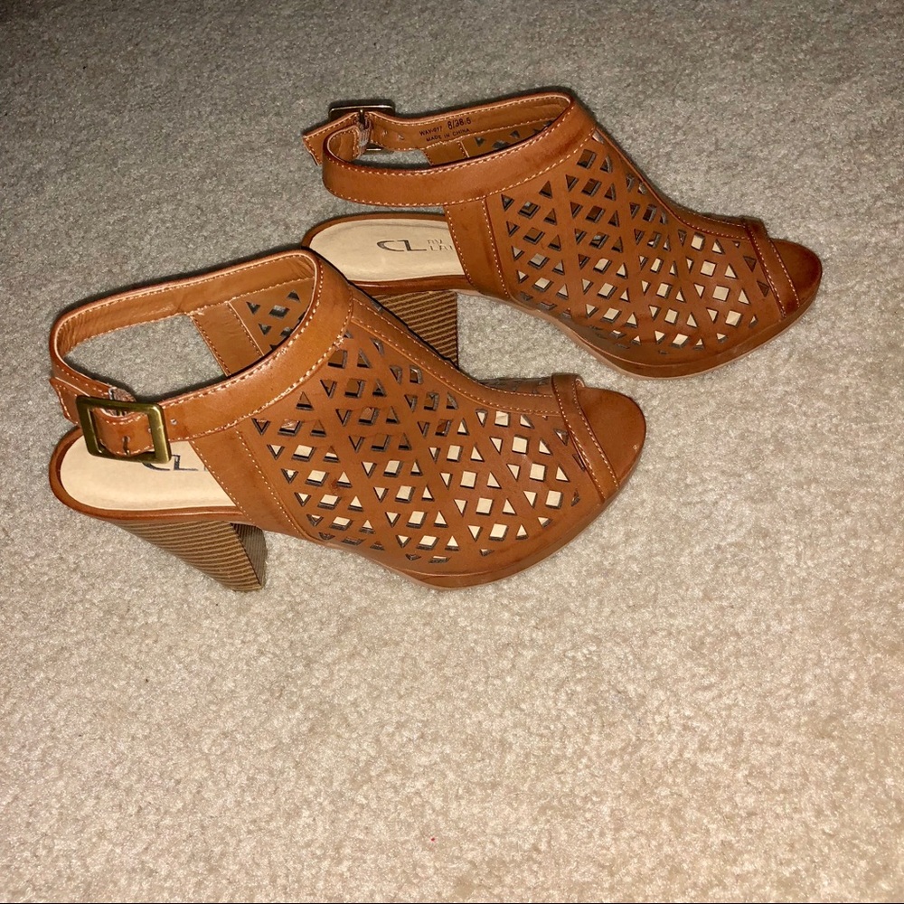Brown heels